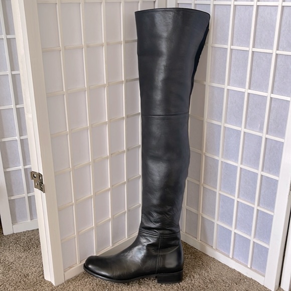 Sz 8.5 Like New Stuart Weitzman Over the Knee / Thigh High boots - Picture 6 of 8